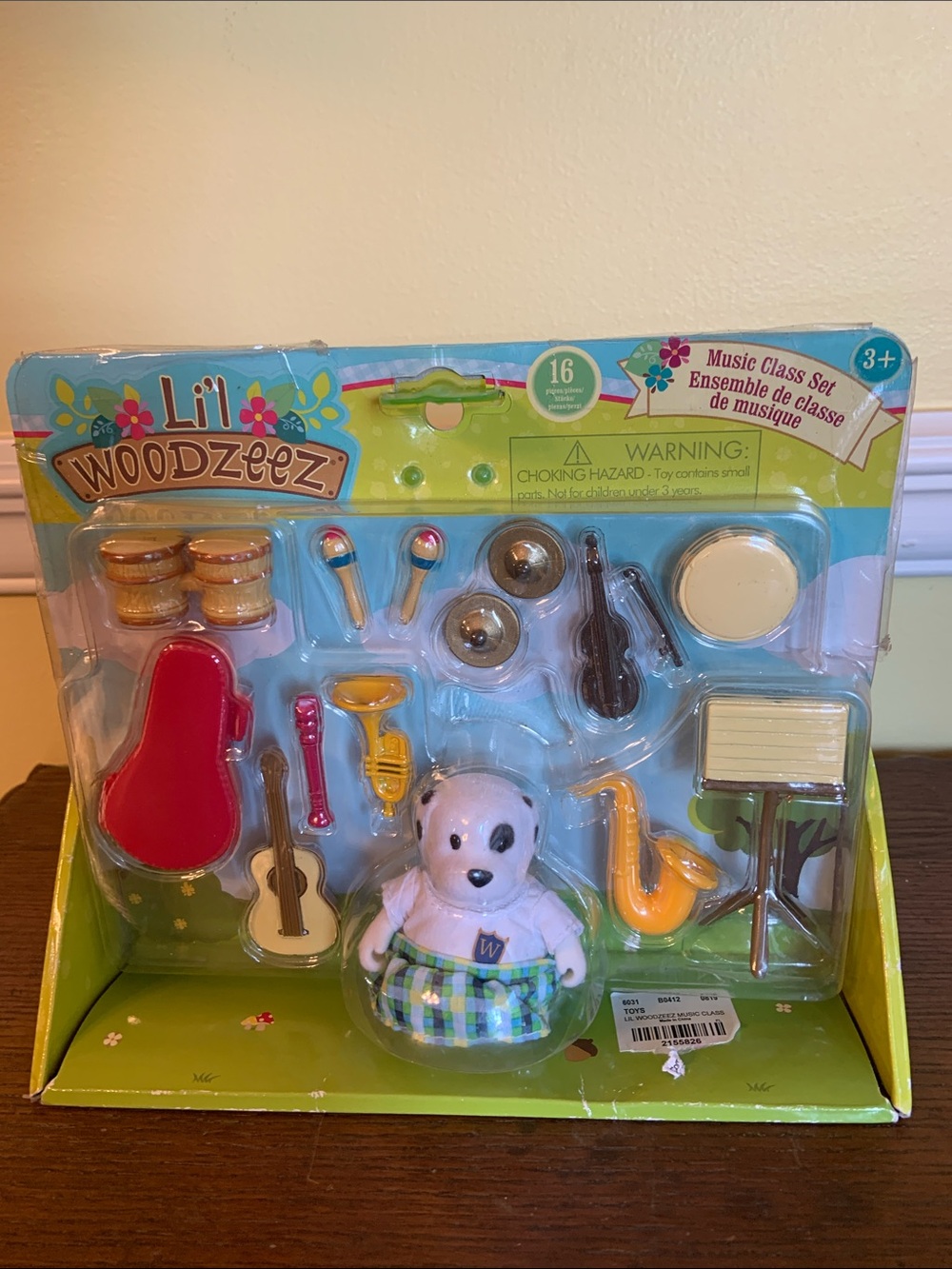 Lil Woodzeez Music Class Playset  Ruby Woofurnkle Dog 16 Pieces New